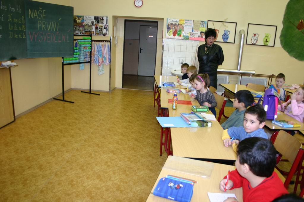 Pololetní vysvědčení