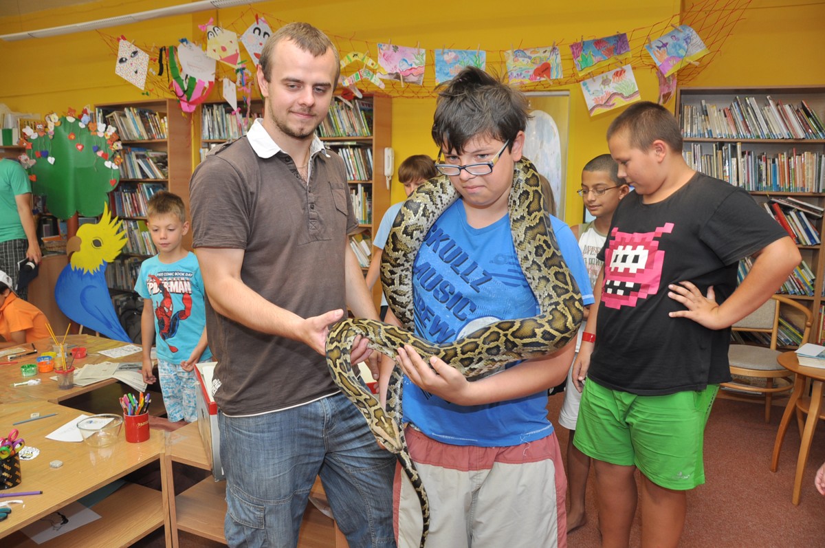 Exotičtí plazi v knihovně