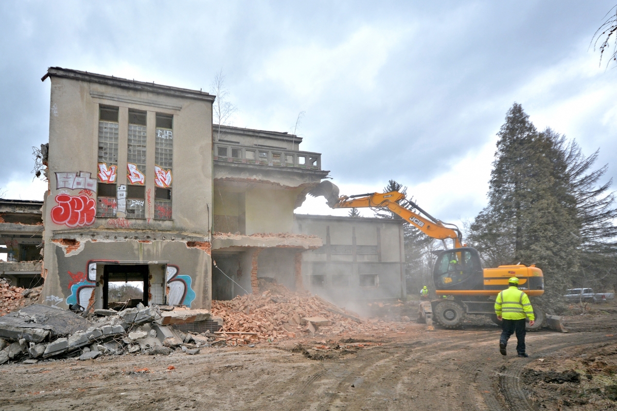Demolice starobohumínské vodárny