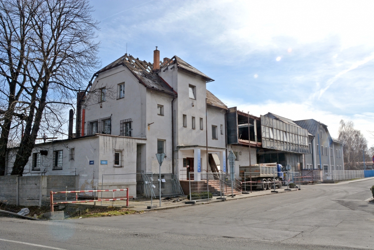 Demolice vrátnice Bochemie