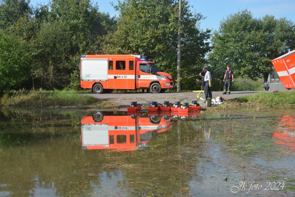 Povodně Skřečoň - Nová Ves