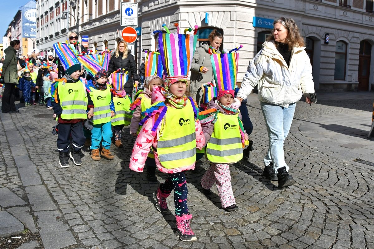 Masopustní průvod městem