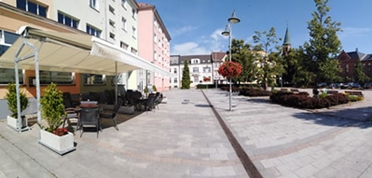 Restaurace a kavárna na náměstí T. G. Masaryka