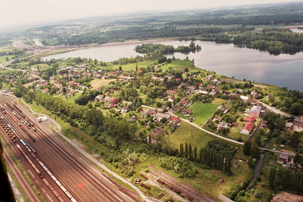 Bohumín z ptačí perspektivy - Vrbice