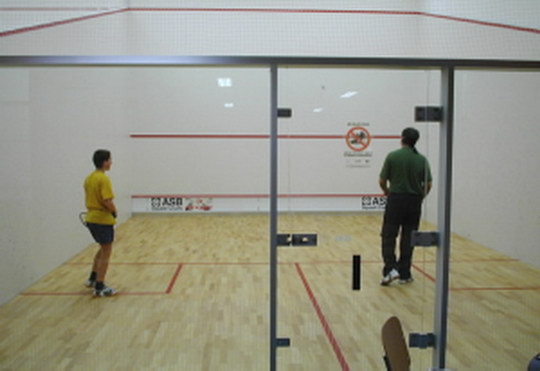 O víkendu za squashem a badmintonem