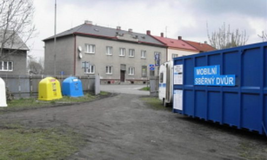 Mobilní sběrný dvůr se přestěhoval, je ve Skřečoni