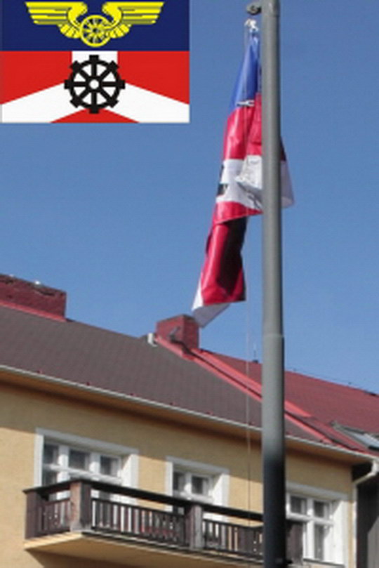 Vlajka města si odbyla premiéru na stožáru