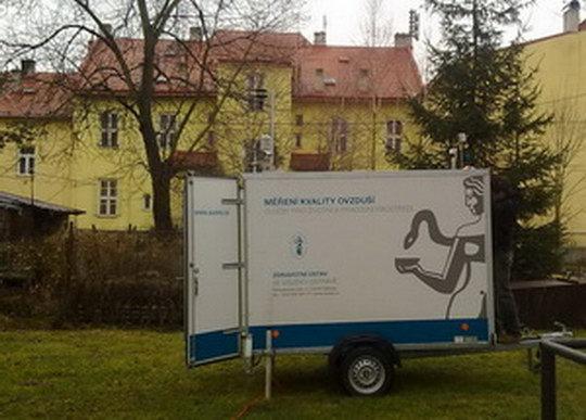 Mobilní měřicí stanice ovzduší v Bohumíně