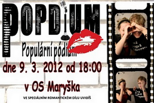 Březnové mládežnické Popdium se bude unášet na vlně romantiky