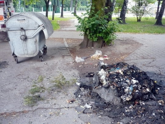 Dva žháři ze Skřečoně a Nového Bohumína zapalovali kontejnery, policisté je zadrželi