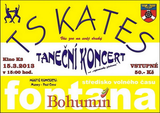 Březen bude v Bohumíně taneční, koncert pořádá Kates i Radost & Impuls