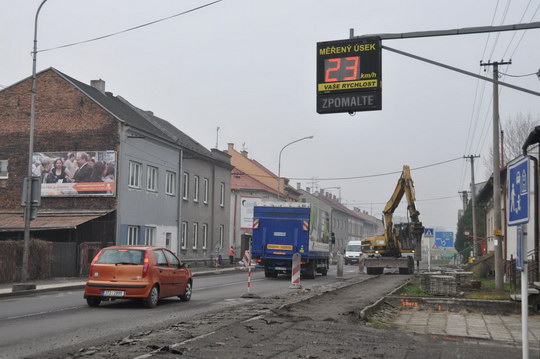 Cyklostezka ve Skřečoni