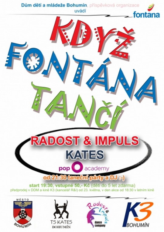 Už tento pátek v letním kině megaakce Když Fontána tančí