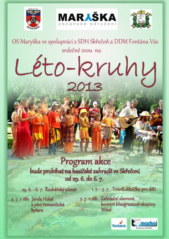 Bohumínské Léto-kruhy 2013 s řezbáři a Slovany začínají