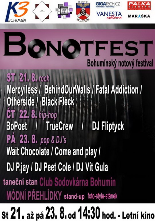 Přichází BONOTFEST - Bohumínský notový festival studentské hudby