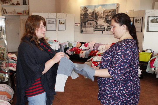 Maryška hostí první Rychlý bazar dětského oblečení