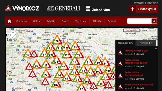 Moravskoslezský kraj má nejvíce opravených výmolů v Česku