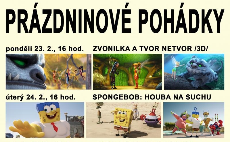 Cirkusové prázdniny v knihovně a maraton pohádek v kině