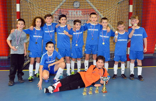 Fotbalová starší přípravka Bosporu vítězem halového turnaje