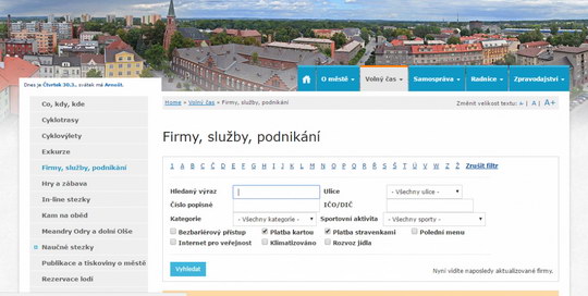 Kam na oběd? Kde je veřejné wi-fi? Databáze Bohumína je zdarma