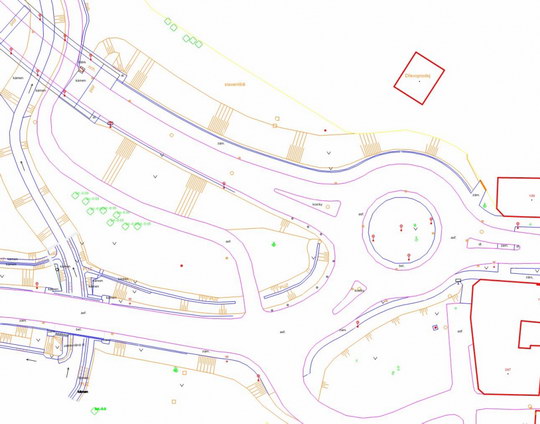 Digitální technická mapa města - komunikace