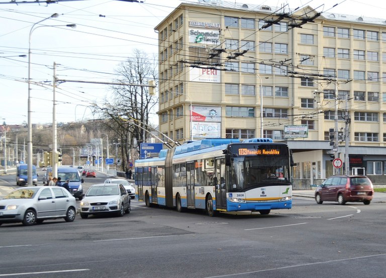 Rekonstrukce křižovatky ulic Českobratrská a Sokolská třída v centru Ostravy