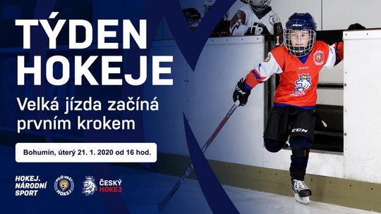 Do Bohumína se vrací Týden hokeje, děti nahlédnou do zákulisí sportu
