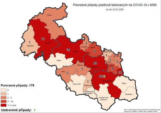 I Bohumínsko už má první potvrzený případ koronaviru