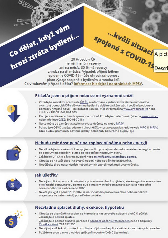 Pomoc lidem ve finanční nouzi i podnikatelům