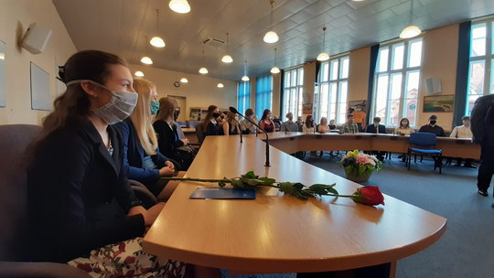 Bohumín odměnil nejlepší deváťáky nejen poukázkami k nákupu sportovního zboží