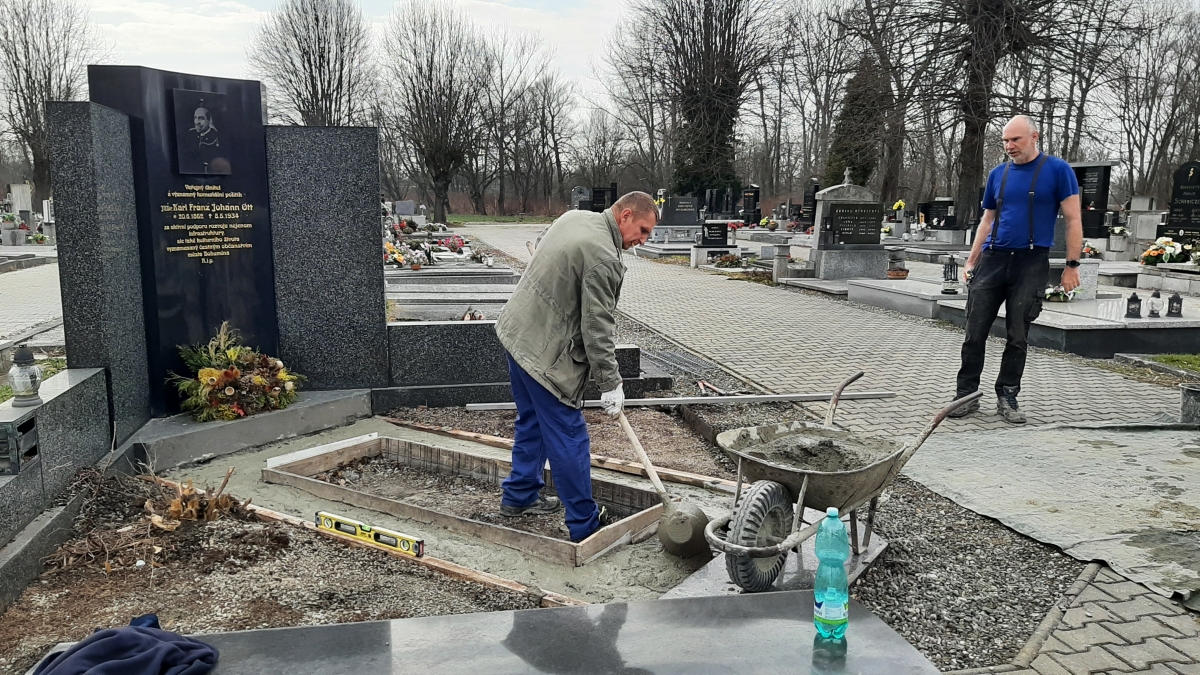 Bohumín obnovuje hrob bývalého starosty i majitelky bohumínského panství