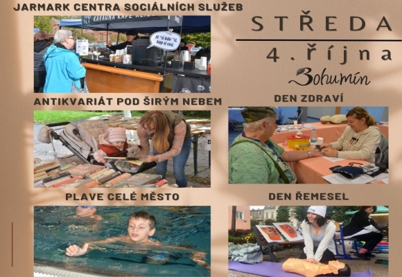 První říjnová středa nabídne pět akcí pro veřejnost