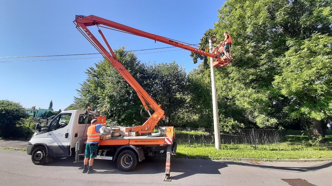 Rekonstrukce veřejného osvětlení ve městě Bohumín