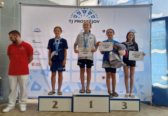 Plavkyně Eliška Kovářová zvítězila na Poháru ČR