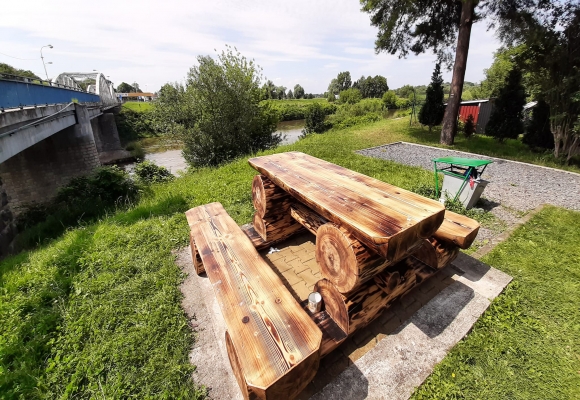 Nová turistická odpočívka poblíž Odry ve Starém Bohumíně