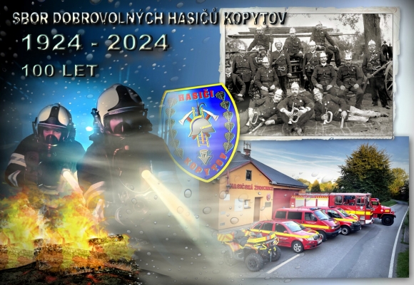Dobrovolní hasiči v Kopytově oslaví 100. narozeniny