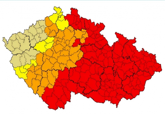 Bohumín se připravuje na extrémní srážky