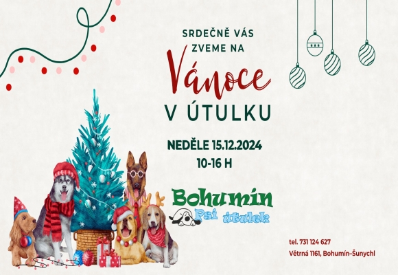 Dobrý skutek a tlapku na to, je tu další ročník akce Vánoce v útulku