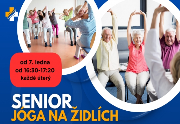 Jóga na židlích je zpět, v lednu se vrací nevšední projekt nejen pro seniory