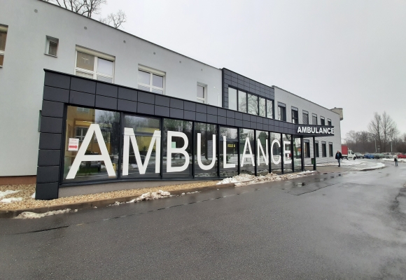 Přízemí ambulantního traktu městské nemocnice v provozu od 3. února