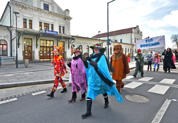 Bohumínem projde bujarý masopustní průvod