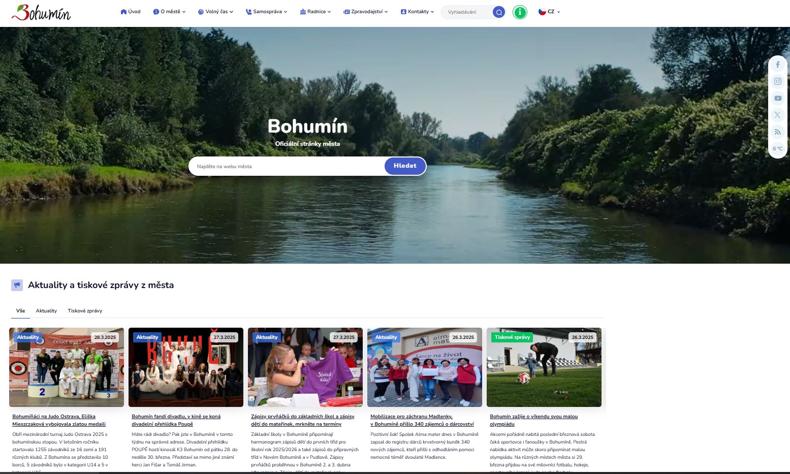 Web v novém hávu, má už svou sedmou verzi
