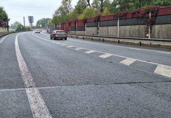 Ředitelství silnic a dálnic opraví dálniční přivaděč za bazénem