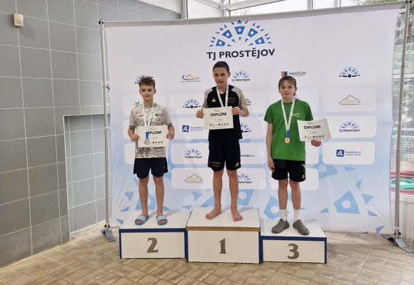 Plavec Ondra Matula přiváží čtyři medaile z Poháru ČR