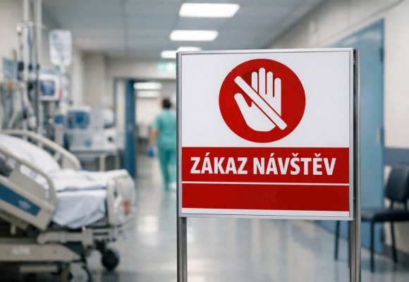 Zákaz návštěv na všech lůžkových odděleních nemocnice