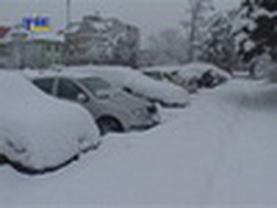 Bohumín pokryla sněhová peřina - show video