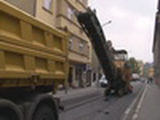Dopravní omezení v centru města - show video