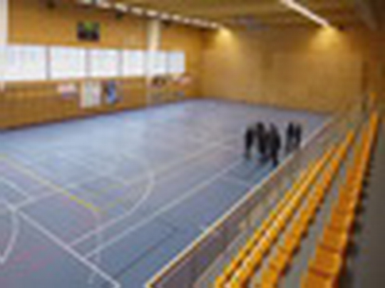 Projekt sportovní haly před dokončením - zobrazit video