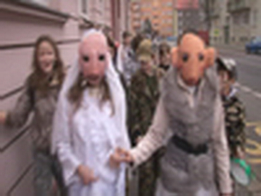 Masopustní rej prošel městem - zobrazit video