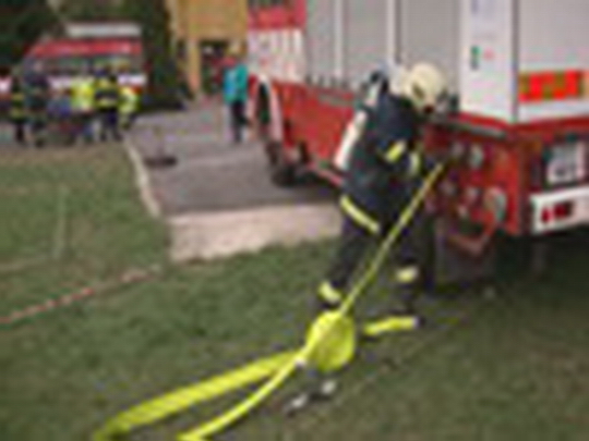 Soutěž nosičů dýchací techniky - zobrazit video